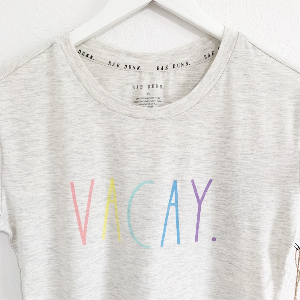 Rae Dunn Vacay T-Shirt XS - Picture 2 of 7